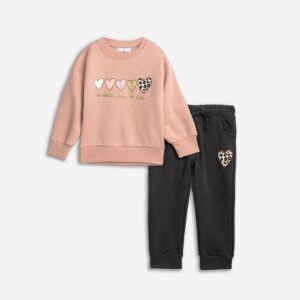Παιδικό Σετ Φόρμα / Φούτερ με διακριτική στάμπα Κορίτσι FUNKY FOR KIDS
