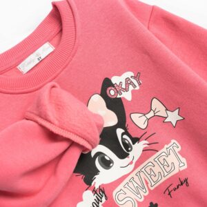 Παιδικό Σετ Φόρμα / Φούτερ με διακριτική στάμπα Κορίτσι FUNKY FOR KIDS