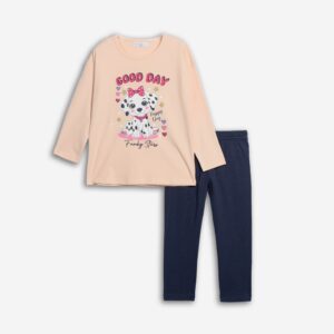Παιδικό Σετ Μπλούζα / Κολάν με διακριτική στάμπα Κορίτσι FUNKY FOR KIDS