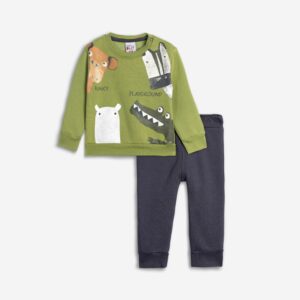 Βρεφικό Σετ Φόρμα / Φούτερ με διακριτική στάμπα Αγόρι Funky For Kids