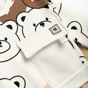 Βρεφικό Σετ Φόρμα / Φούτερ με all over σχέδιο και τσεπάκι Αγόρι Funky For Kids