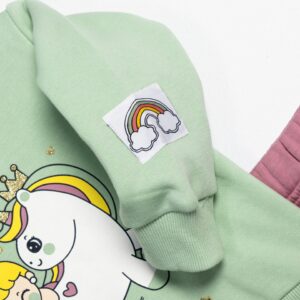 Βρεφικό Σετ Φόρμα / Φούτερ με διακριτική στάμπα Κορίτσι FUNKY FOR KIDS