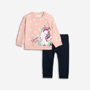 Βρεφικό Σετ Φόρμα / Φούτερ με διακριτική στάμπα Κορίτσι FUNKY FOR KIDS