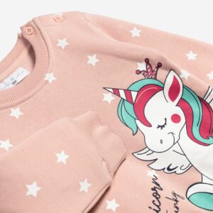 Βρεφικό Σετ Φόρμα / Φούτερ με διακριτική στάμπα Κορίτσι FUNKY FOR KIDS