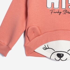 Βρεφικό Σετ Φόρμα / Φούτερ με διακριτική στάμπα Κορίτσι FUNKY FOR KIDS