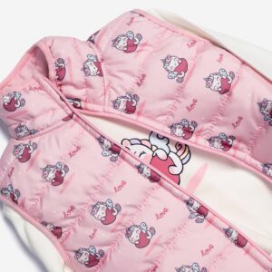 Βρεφικό Σετ 3τμχ Αμάνικο τζάκετ / Μπλούζα / Φόρμα με διακριτικό σχέδιο Κορίτσι Funky For Kids