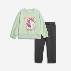 Παιδικό Σετ Φόρμα / Φούτερ με διακριτική στάμπα Κορίτσι FUNKY FOR KIDS