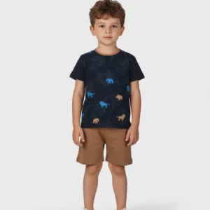 Παιδικό Σετ T-shirt / Σορτς με all over σχέδιο Αγόρι JOYCE