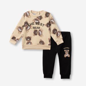 Βρεφικό Σετ Φόρμα / Φούτερ με all over σχέδιο Αγόρι Premium FUNKY FOR KIDS